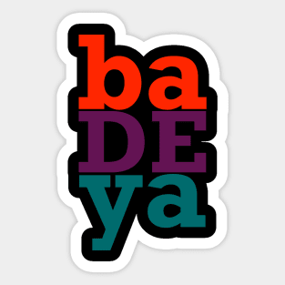 ba DE ya Sticker